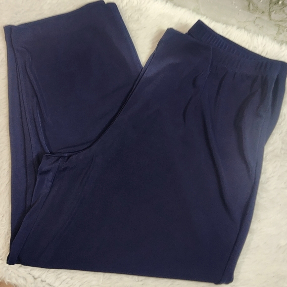 Chico's Pants - EASYWEAR by CHICO'S Navy Capri Length Pants